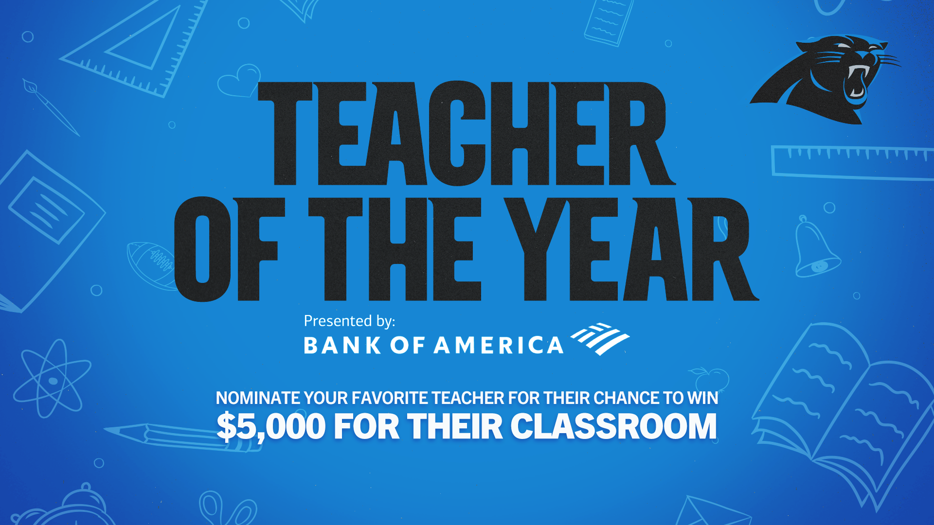 Enter Bank of America Teacher of the Year Contest