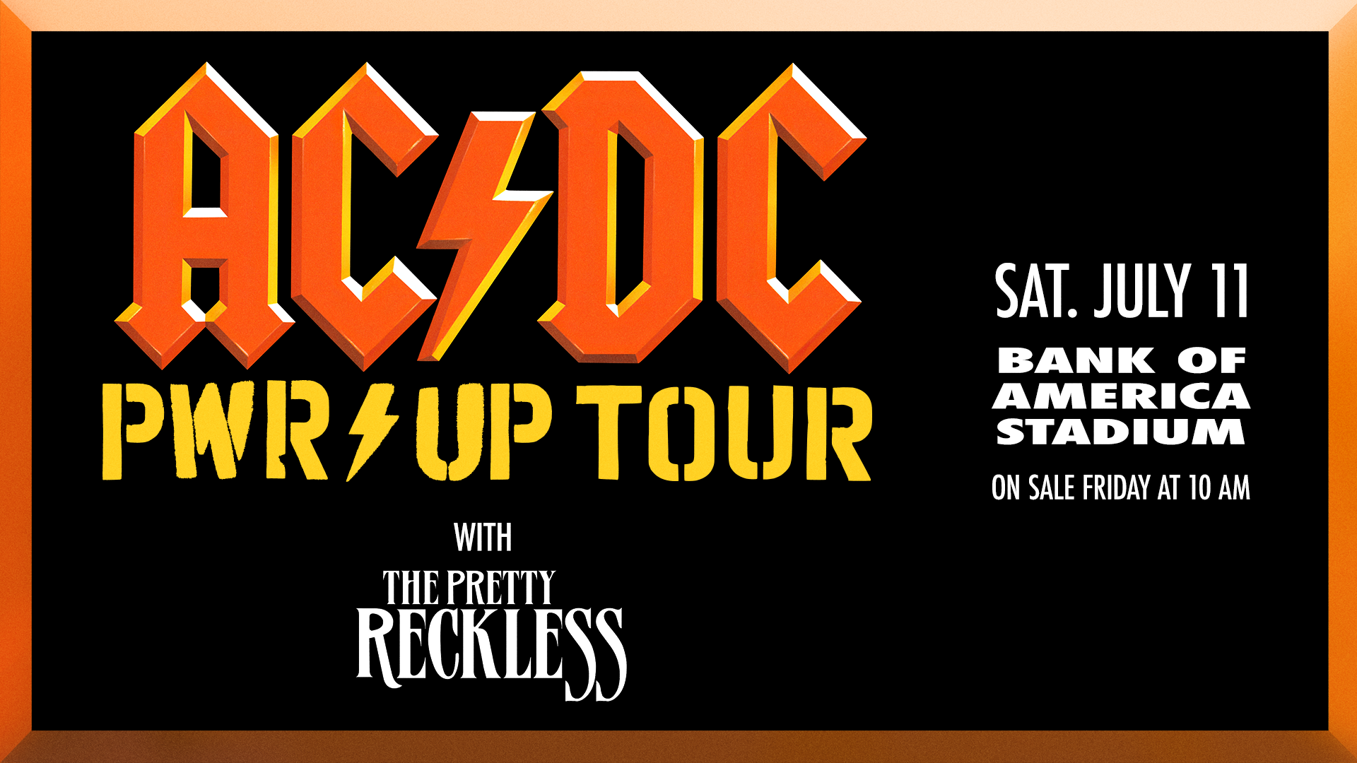 AC/DC is coming to Bank of America Stadium