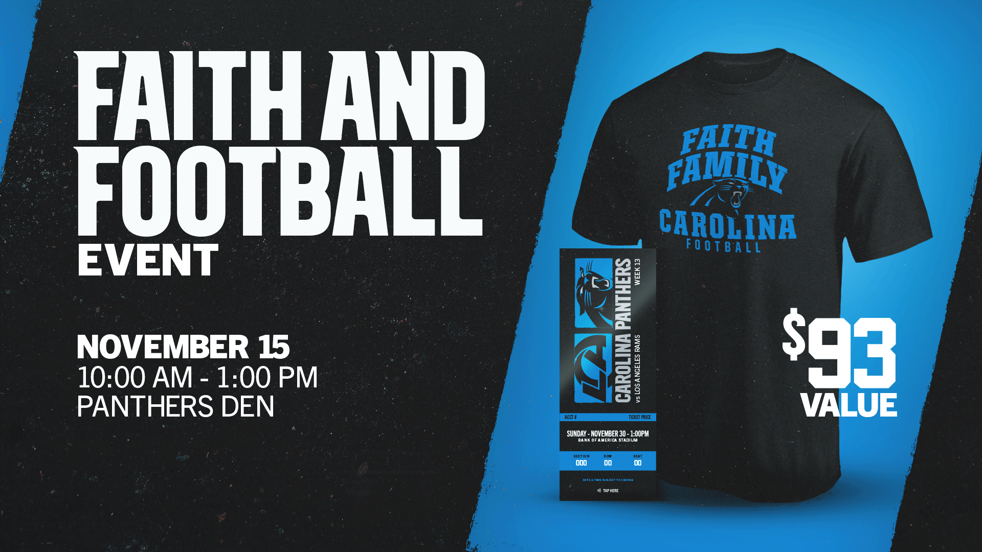 Faith & Football Event | Buy Tickets for $93