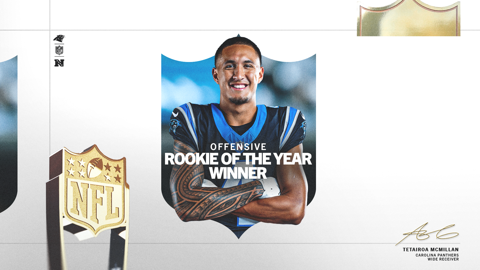 Tetairoa McMillan named AP Offensive Player of the Year