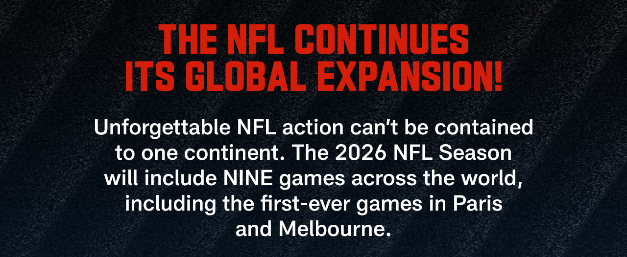 The NFL Continues Its Global Expansion!
