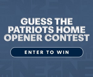 Guess the patriots home opener contest.
