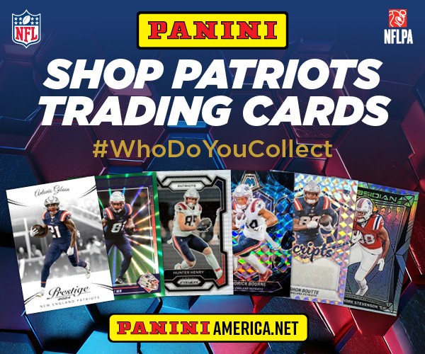 Shop Patriots Trading Cards.