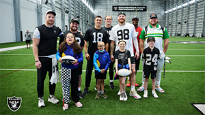 Raiders welcome Intermountain Children's Health patients to HQ