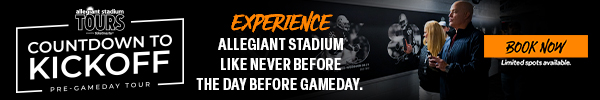 Allegiant Stadium Tours Countdown To Kickoff