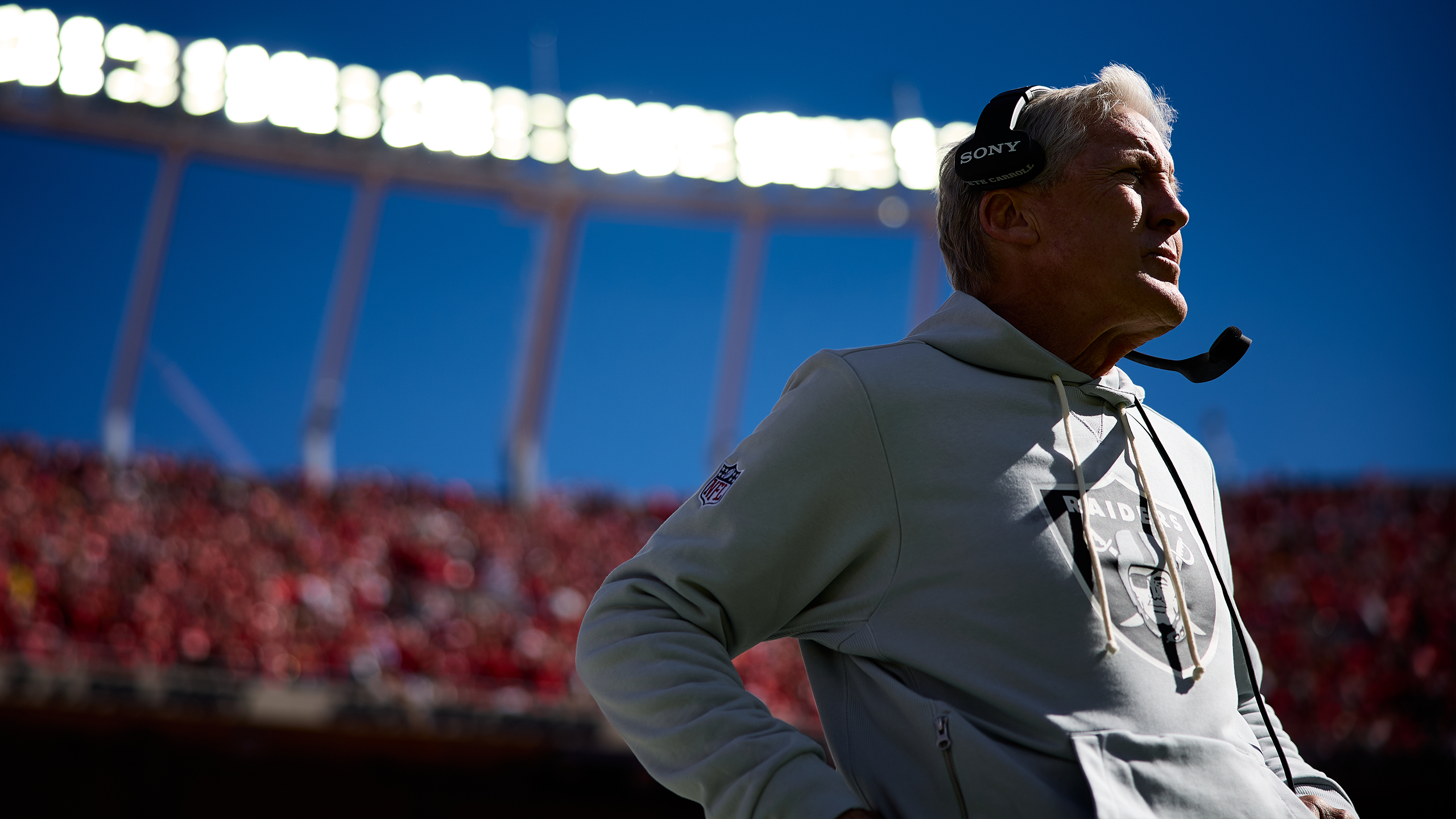 Pete Carroll addresses the state of the Raiders heading into the bye week