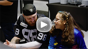 Intermountain Health and Raiders host cancer patients