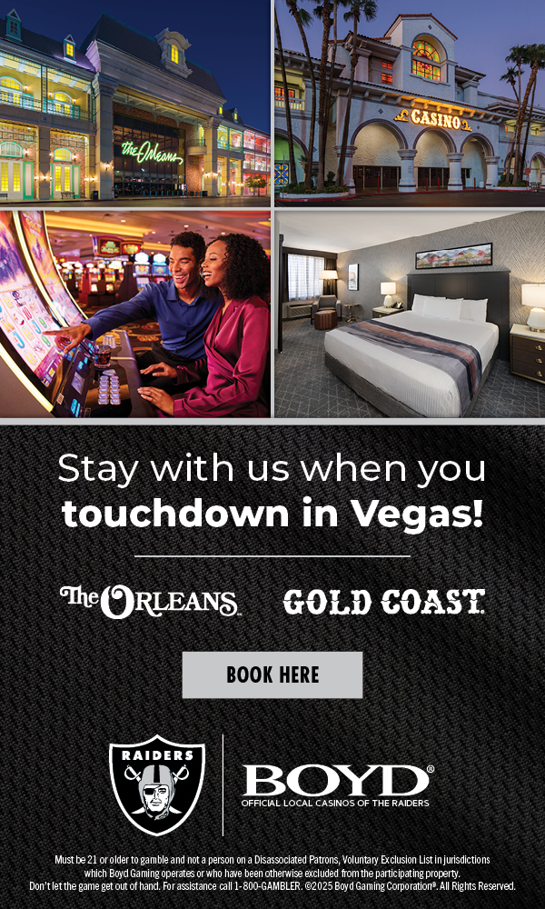 Stay with us when you touchdown in Vegas | Boyd