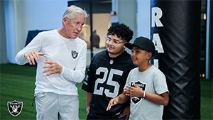 Raiders host Make-A-Wish families