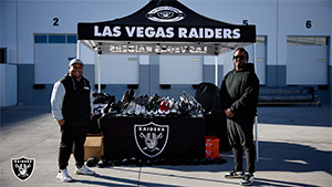 Raiders' Equipment Blitz for local organizations and teams