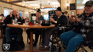 Raiders partner with Cox to host Salute to Service Holiday Tailgate