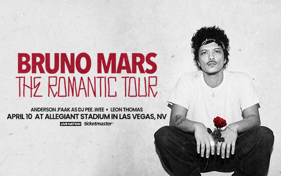 Bruno Mars | Friday, April 10, 2026