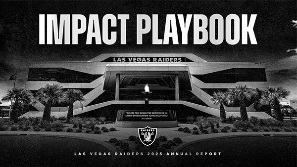 Las Vegas Raiders reinforce Commitment to Excellence with 2025 Impact Playbook