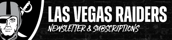Las Vegas Raiders Newsletter Image