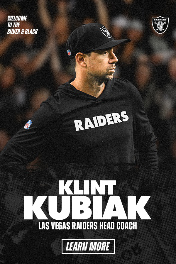 Klint Kubiak Las Vegas Raiders Head Coach | Learn More