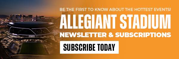 Allegiant Stadium Newsletter Sign Up 