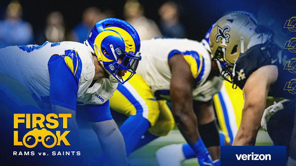 First Look: Rams vs Saints