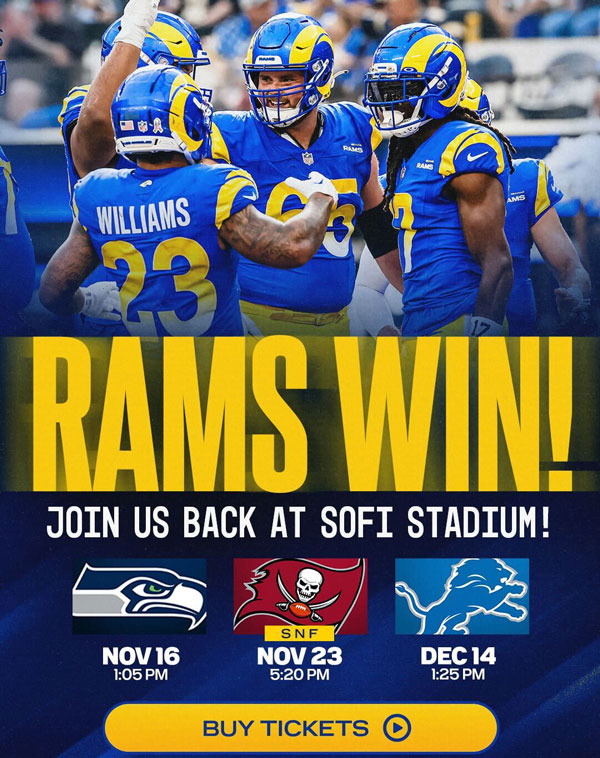 Buy Rams vs Seahawks Tickets