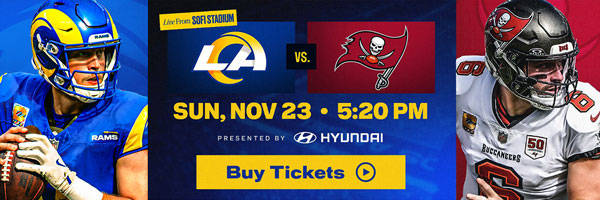 Rams vs Buccaneers - Sunday, November 23