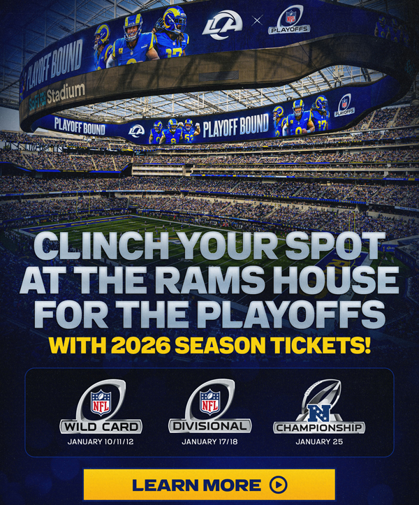Clinch Your Spot at the Rams House
