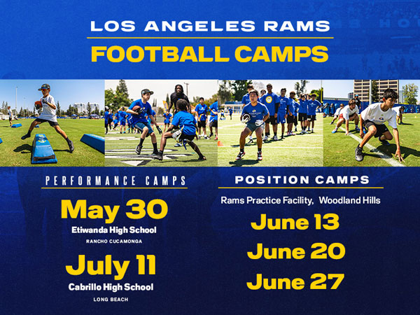 2026 Los Angeles Rams Youth Football Camps
