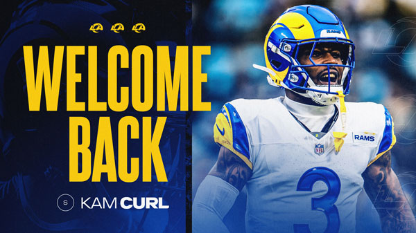 Rams Re-Sign Safety Kam Curl