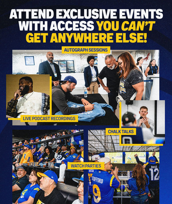 Season Ticket Member Exclusive Events