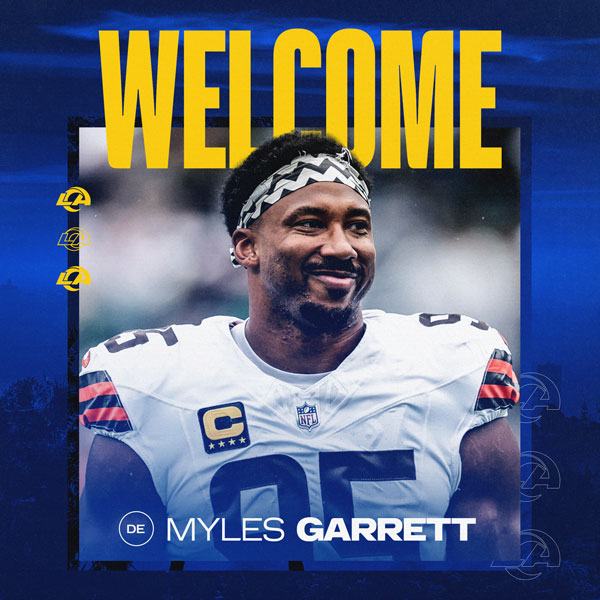 Rams Acquire All-Pro DE Myles Garrett