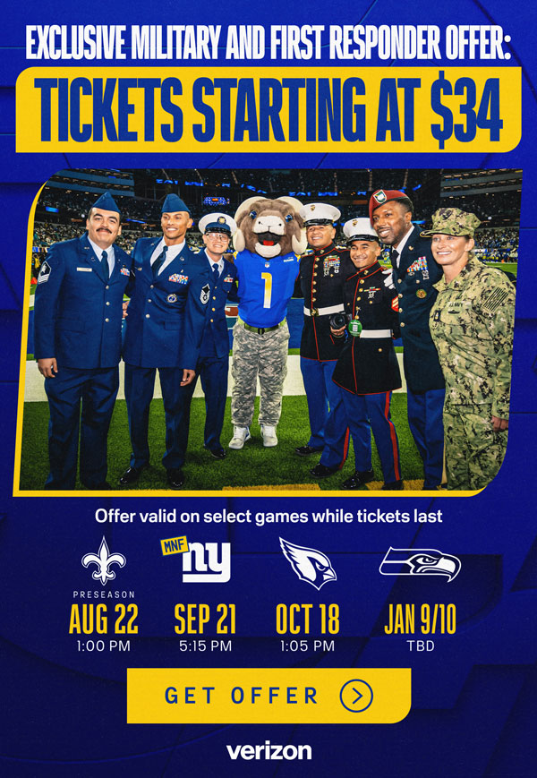 Exclusive Military & First Responder Ticket Offer