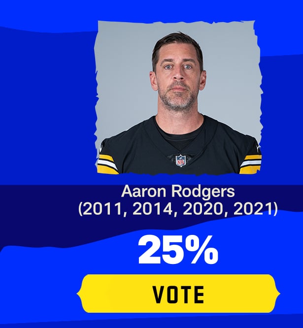 Aaron Rodgers (2011, 2014, 2020, 2021)
