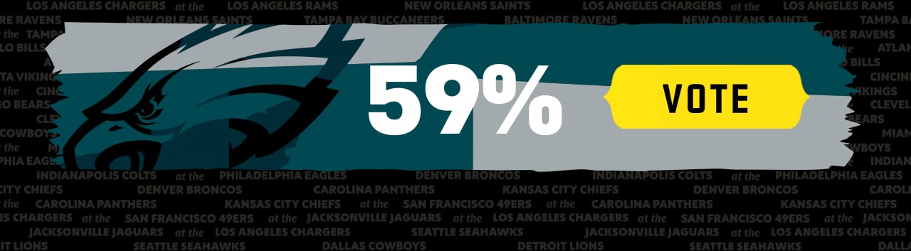 Philadelphia Eagles. CTA: Vote