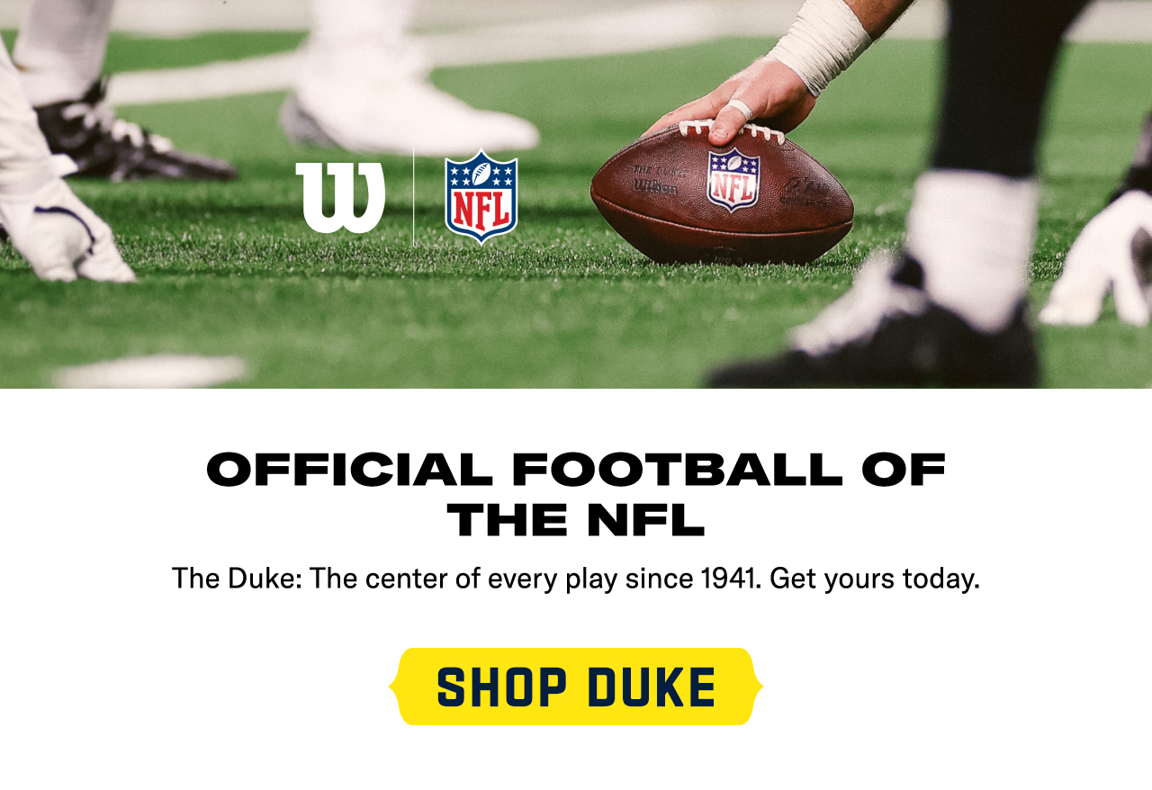 Official Football Of The NFL. Shop Duke.