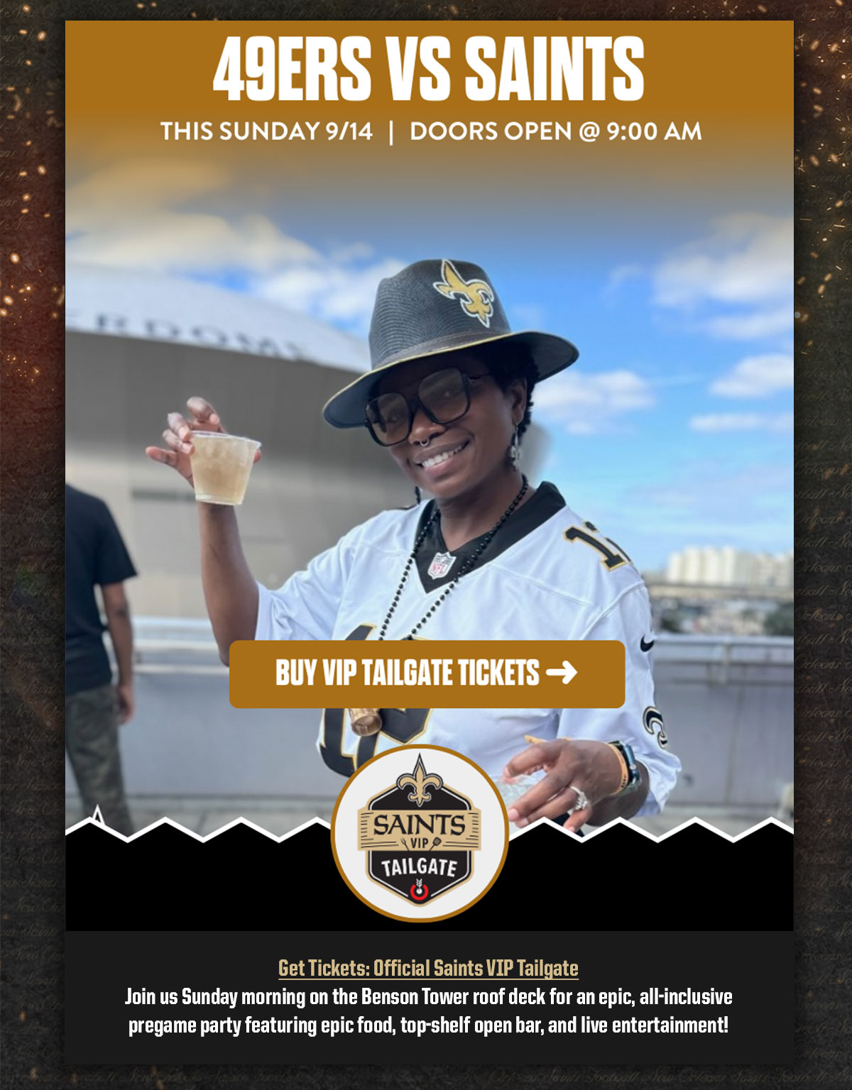 Saints VIP Tailgate