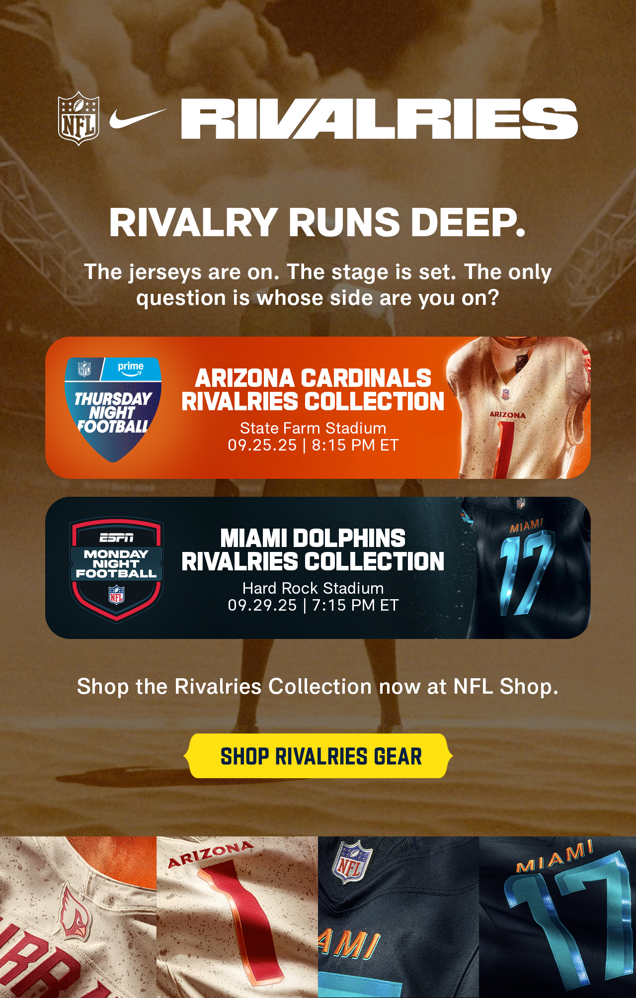 Shop Rivalries Gear
