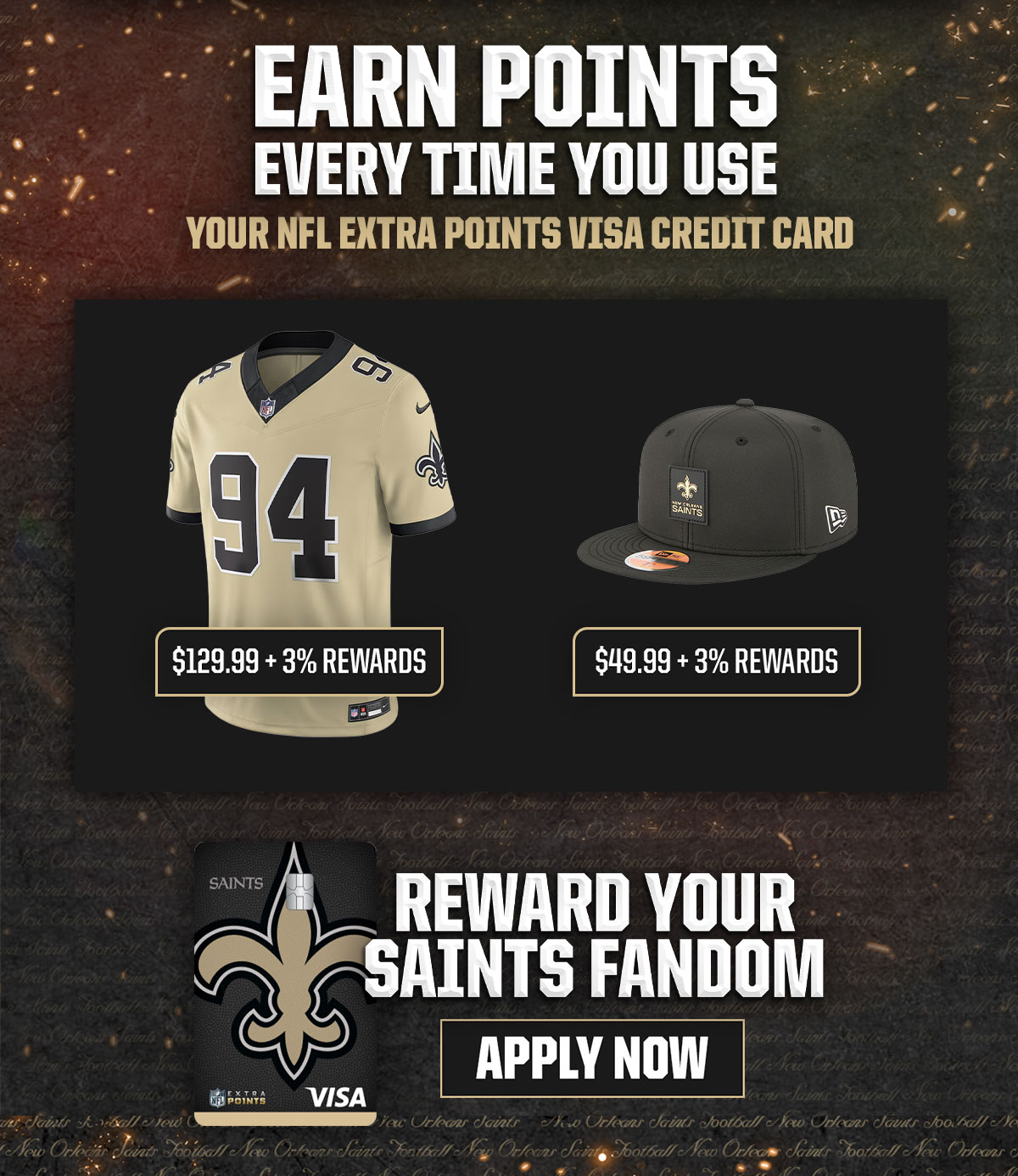 Saints Credit Card