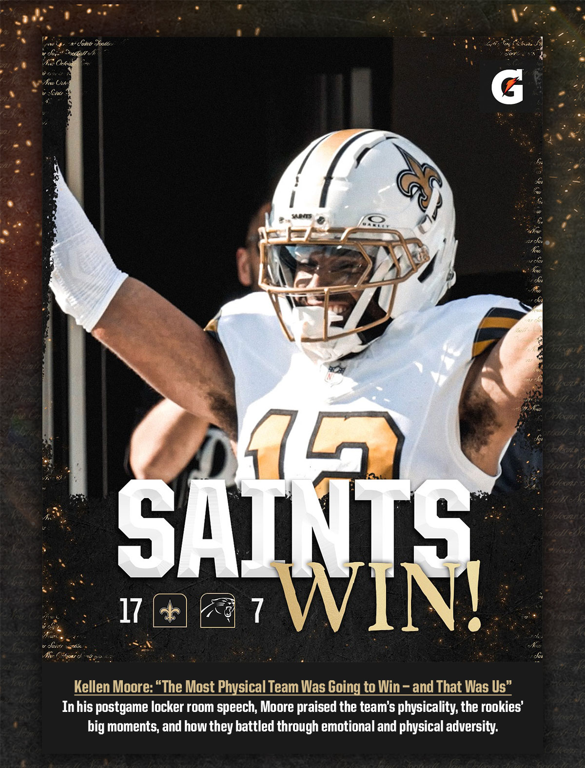 Saints Win