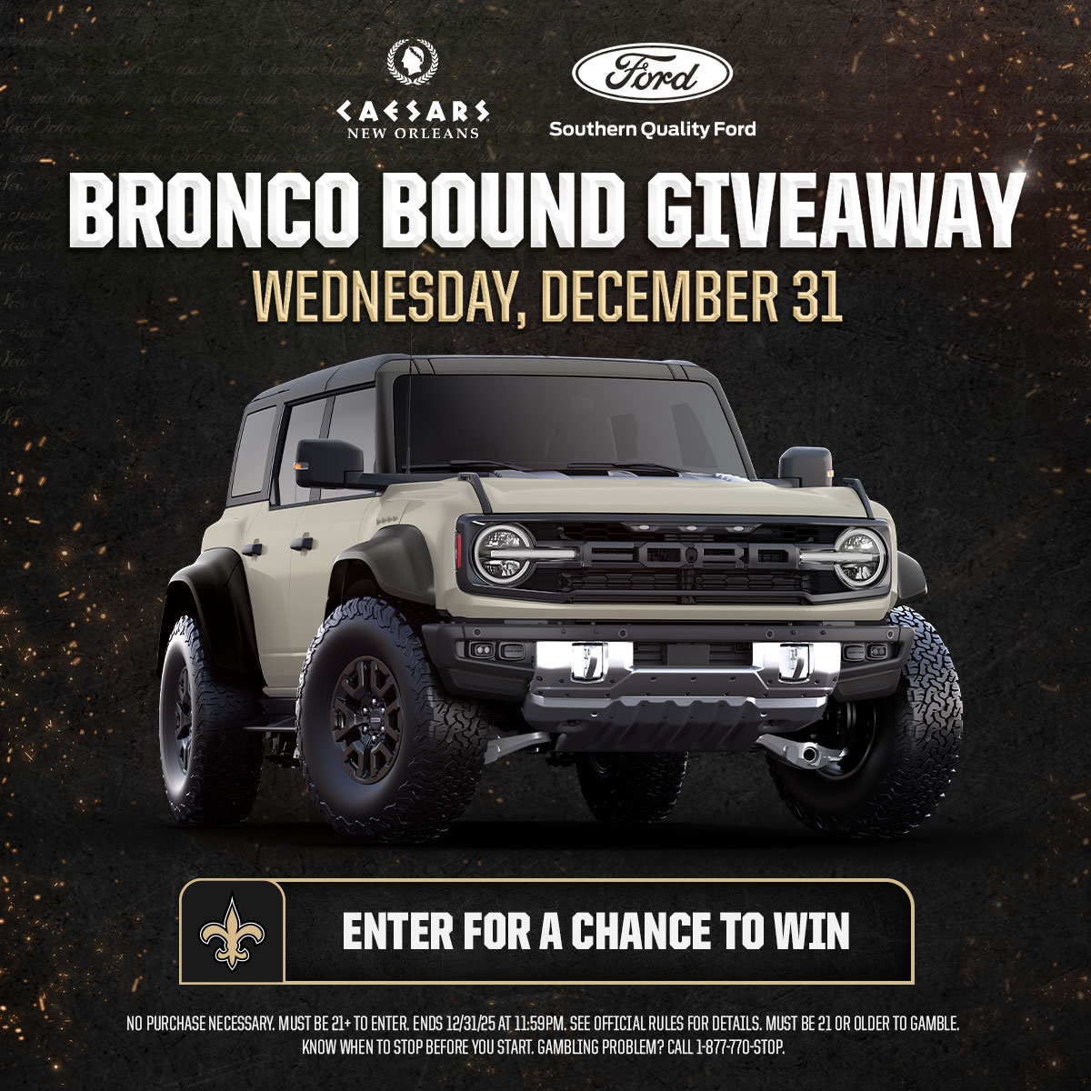 Enter for a chance to win