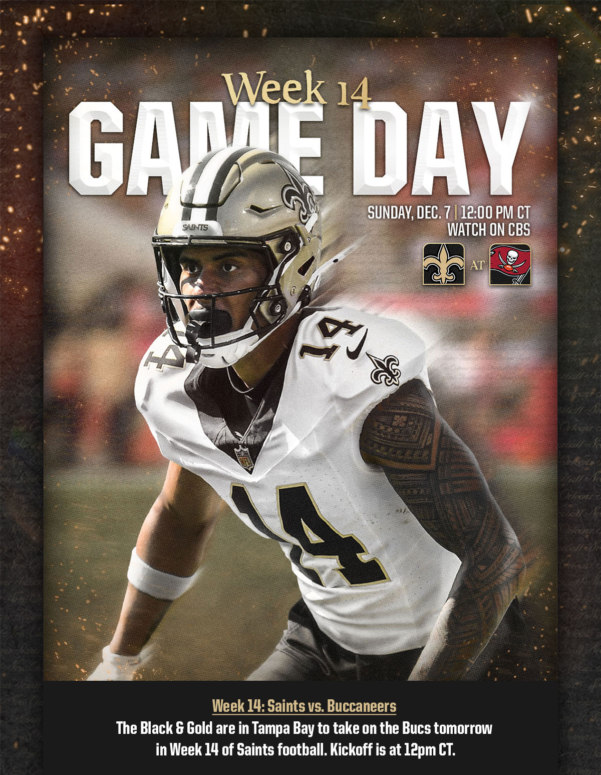 Saints Game Preview
