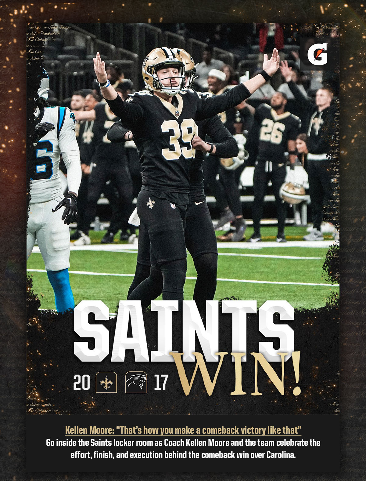 Saints Win
