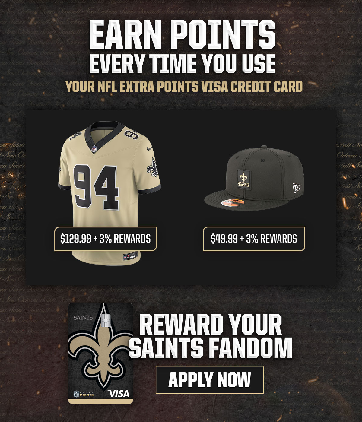 Saints Credit Card