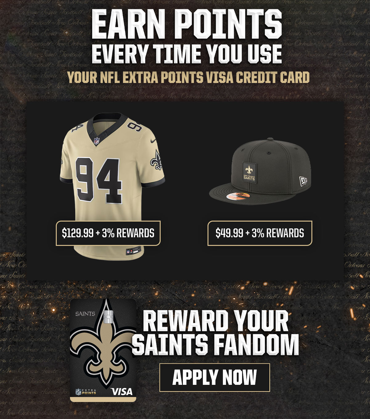 Saints Credit Card