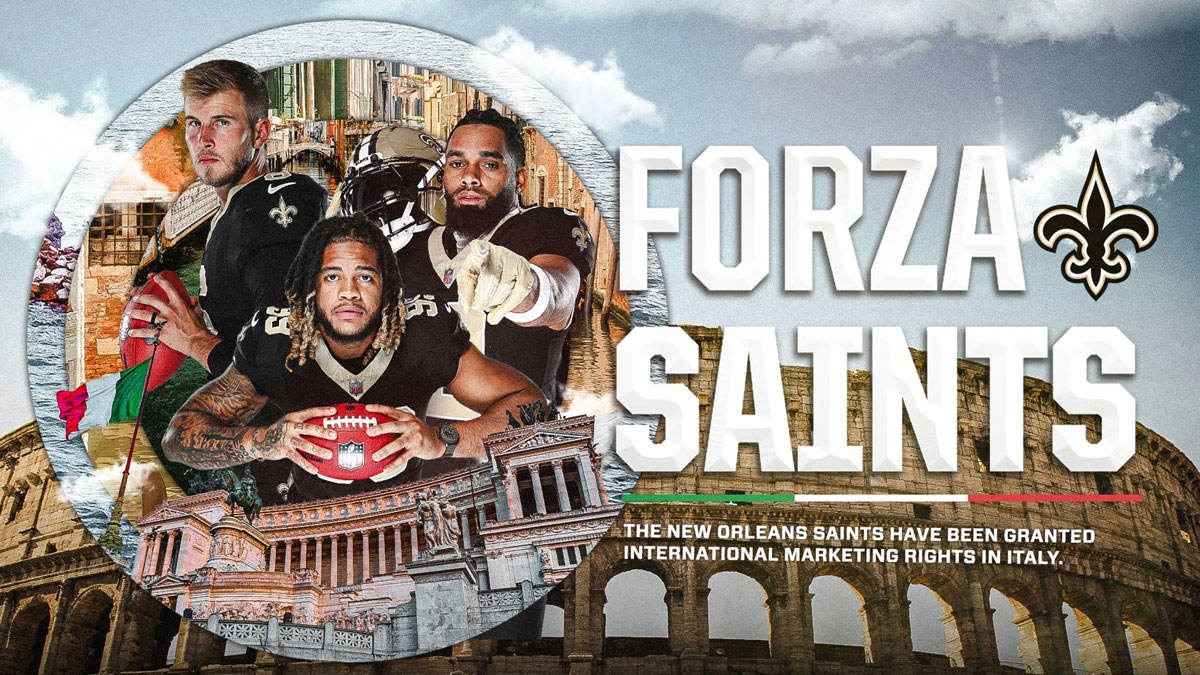 Saints have been granted international marketing rights in Italy