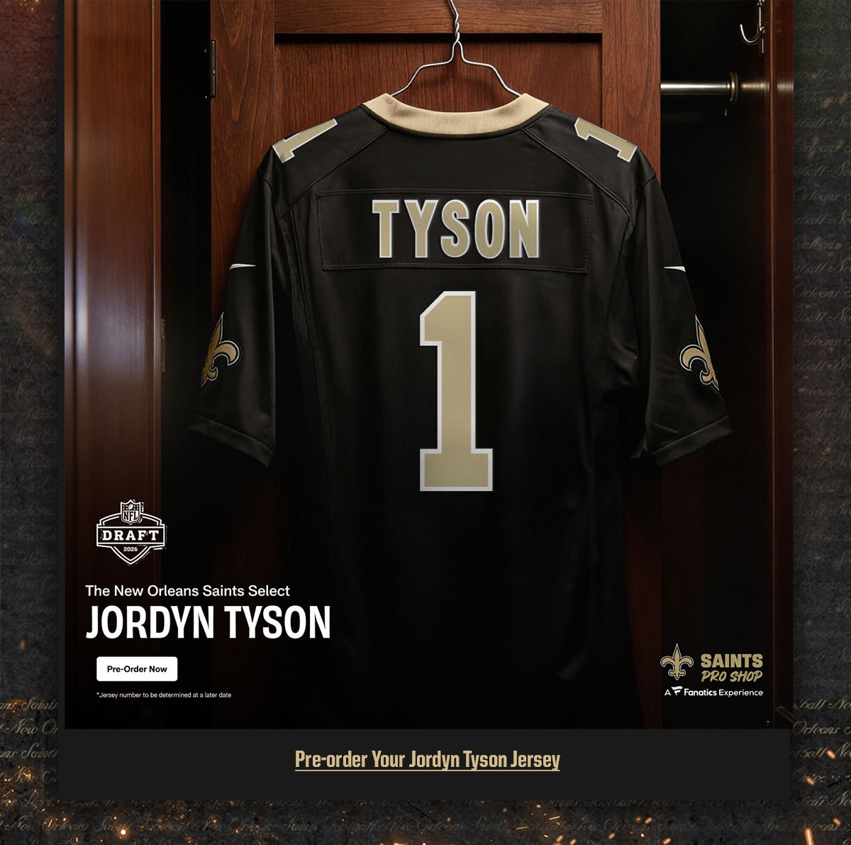 Pre-order Your Jordyn Tyson Jersey