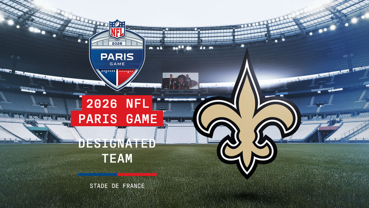2026 NFL PARIS GAME - SAINTS DESIGNATED TEAM