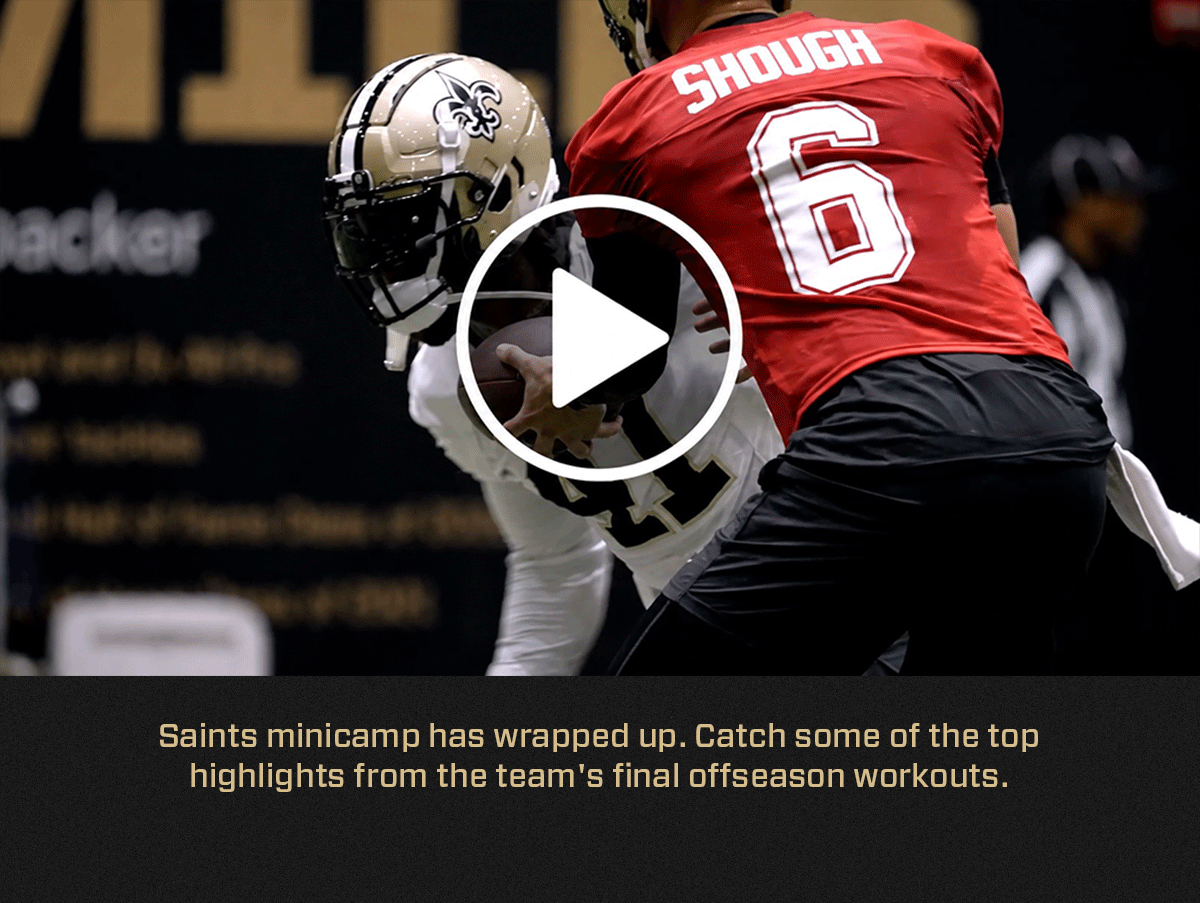 Saints minicamp