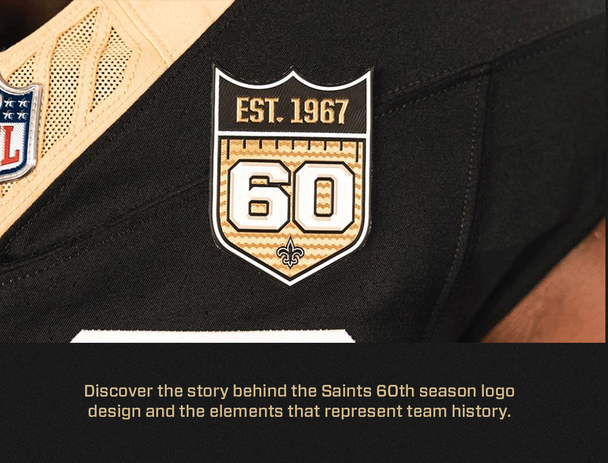 Saints 60th season logo explained