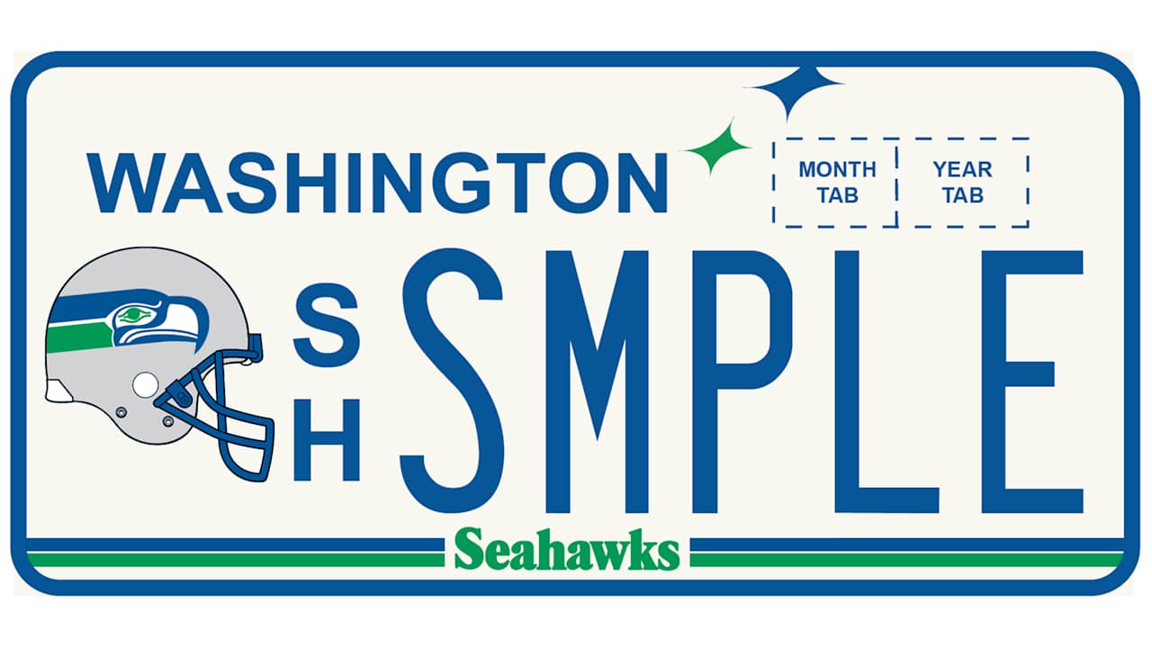 New Seahawks Throwback License Plate Available