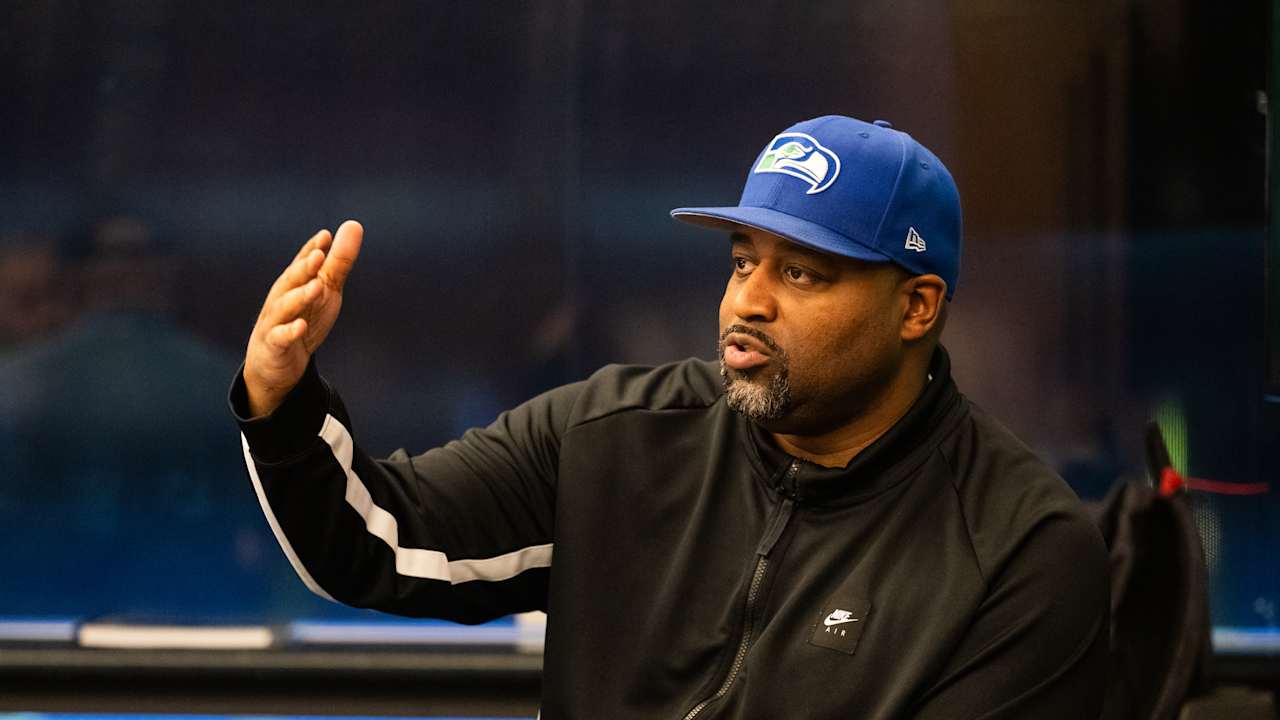 A Look Inside The Seahawks Interview Room During The NFL Scouting Combine