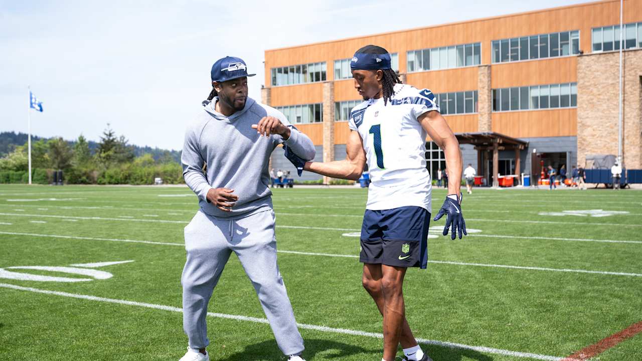 Seahawks Legend Richard Sherman Visits First Day Of Rookie Minicamp