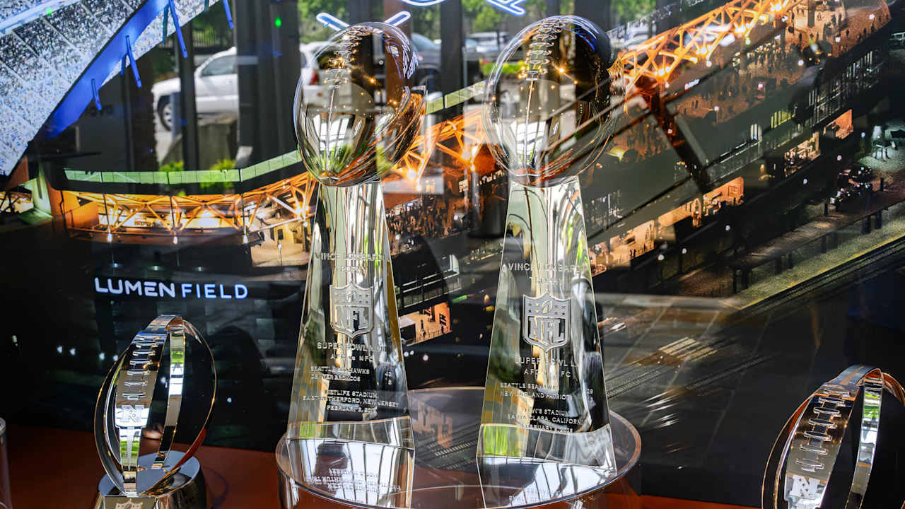 Seattle Seahawks Lombardi Trophy Case
